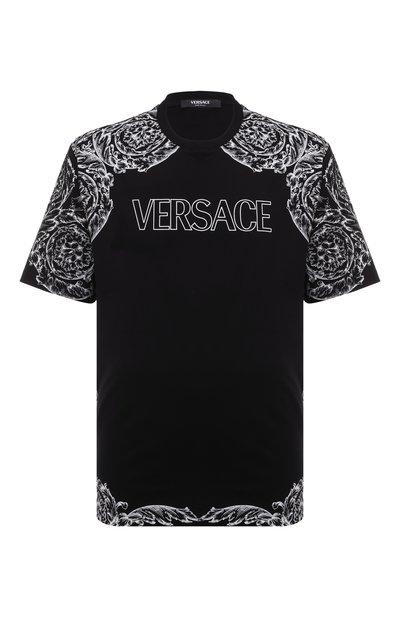 Мужская хлопковая футболка VERSACE, арт. 1013302/1A09868