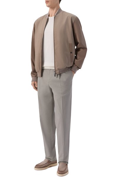 Бомбер из шерсти и шелка PAUL&SHARK, арт. 26412062_002, фото 2