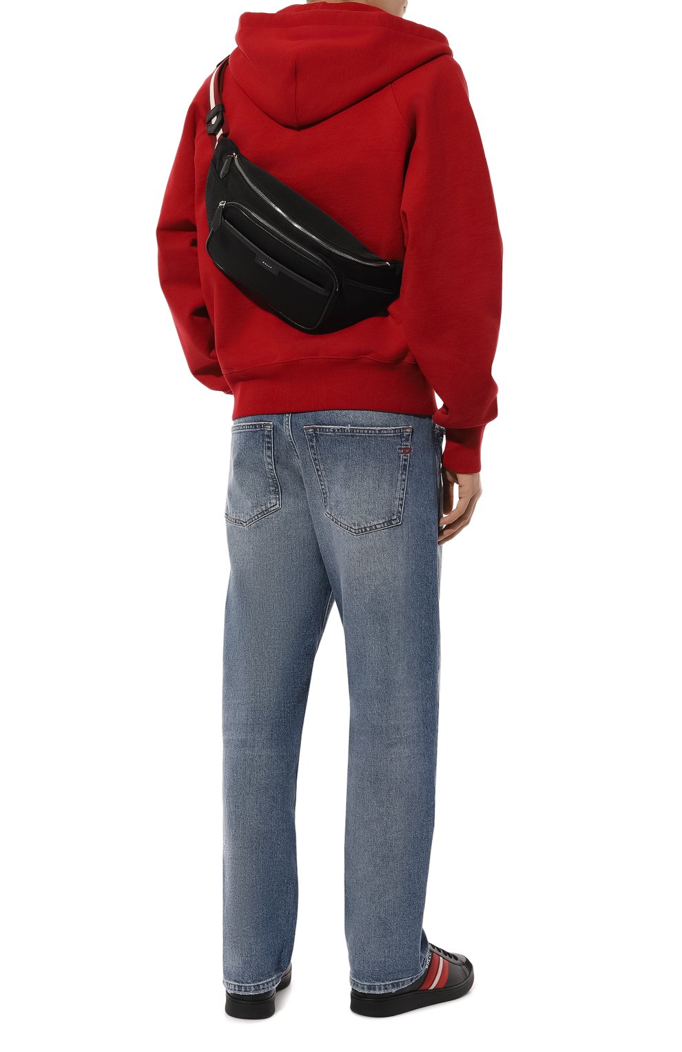 Поясная сумка BALLY черного цвета по цене 52750 руб., арт. MAS01W/NY223, фото 7 Поясная сумка BALLY, арт. MAS01W/NY223, фото 7