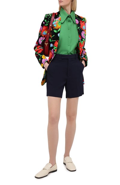 Шелковая рубашка GUCCI, арт. 652646/ZKS36, фото 2