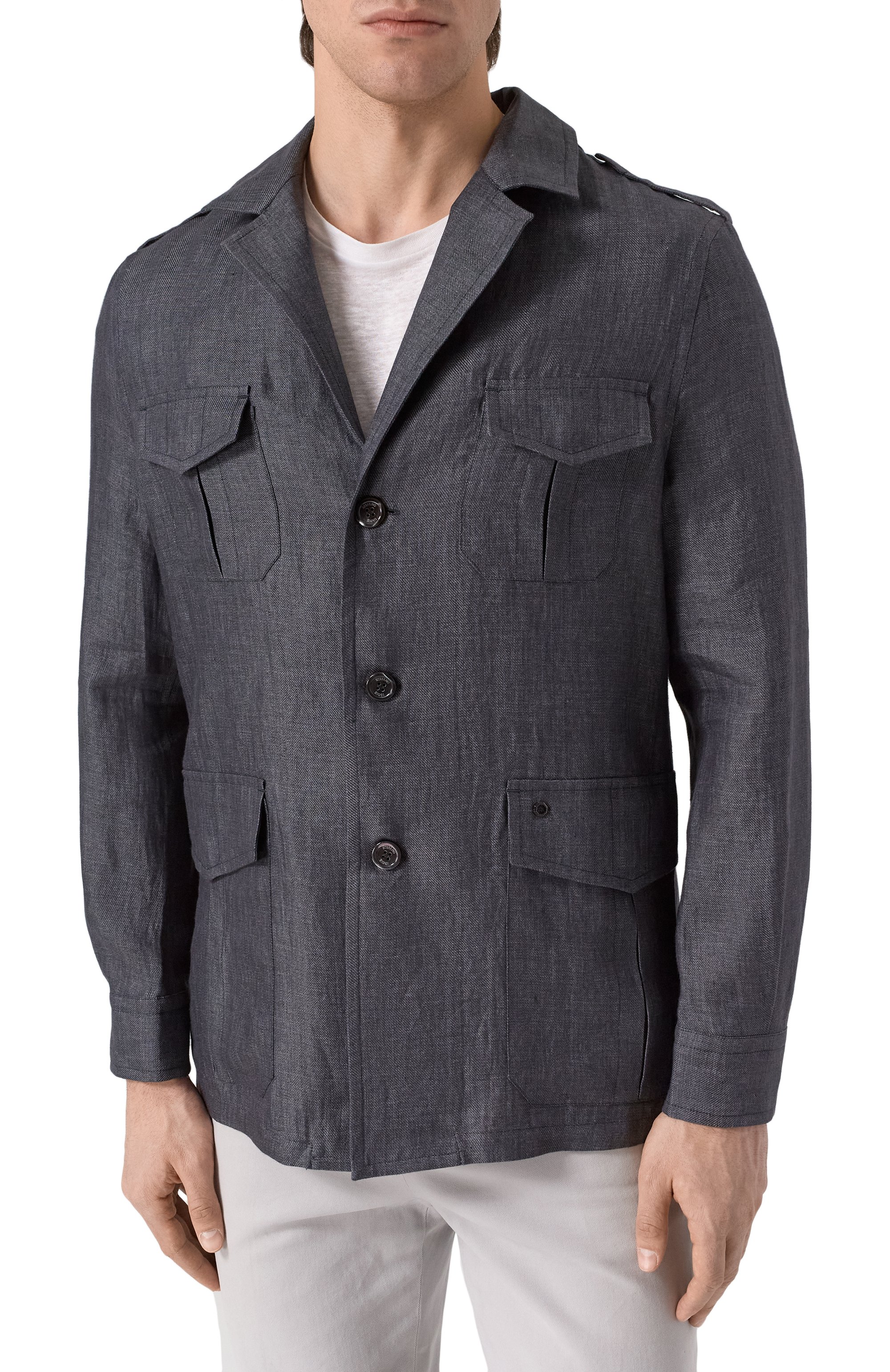 Льняная куртка STEFANO RICCI, арт. SP007710/BN2930, фото 3