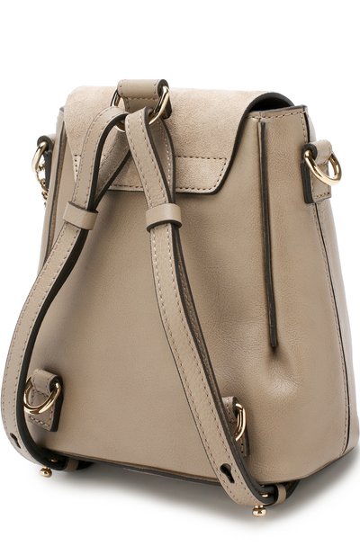 Рюкзак faye mini CHLOÉ серого цвета по цене 160500 руб., арт. CHC17SS232HEU, фото 3 Рюкзак faye mini CHLOÉ, арт. CHC17SS232HEU, фото 3