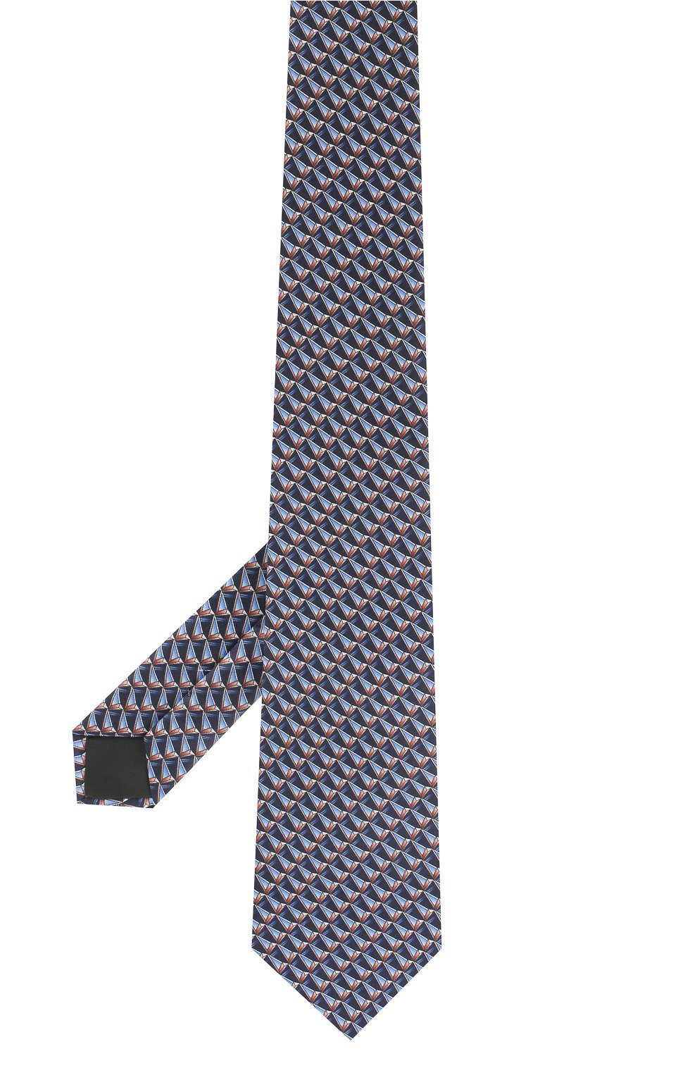 Шелковый галстук LANVIN синего цвета по цене 12600 руб., арт. 2800/TIE, фото 2 Шелковый галстук LANVIN, арт. 2800/TIE, фото 2