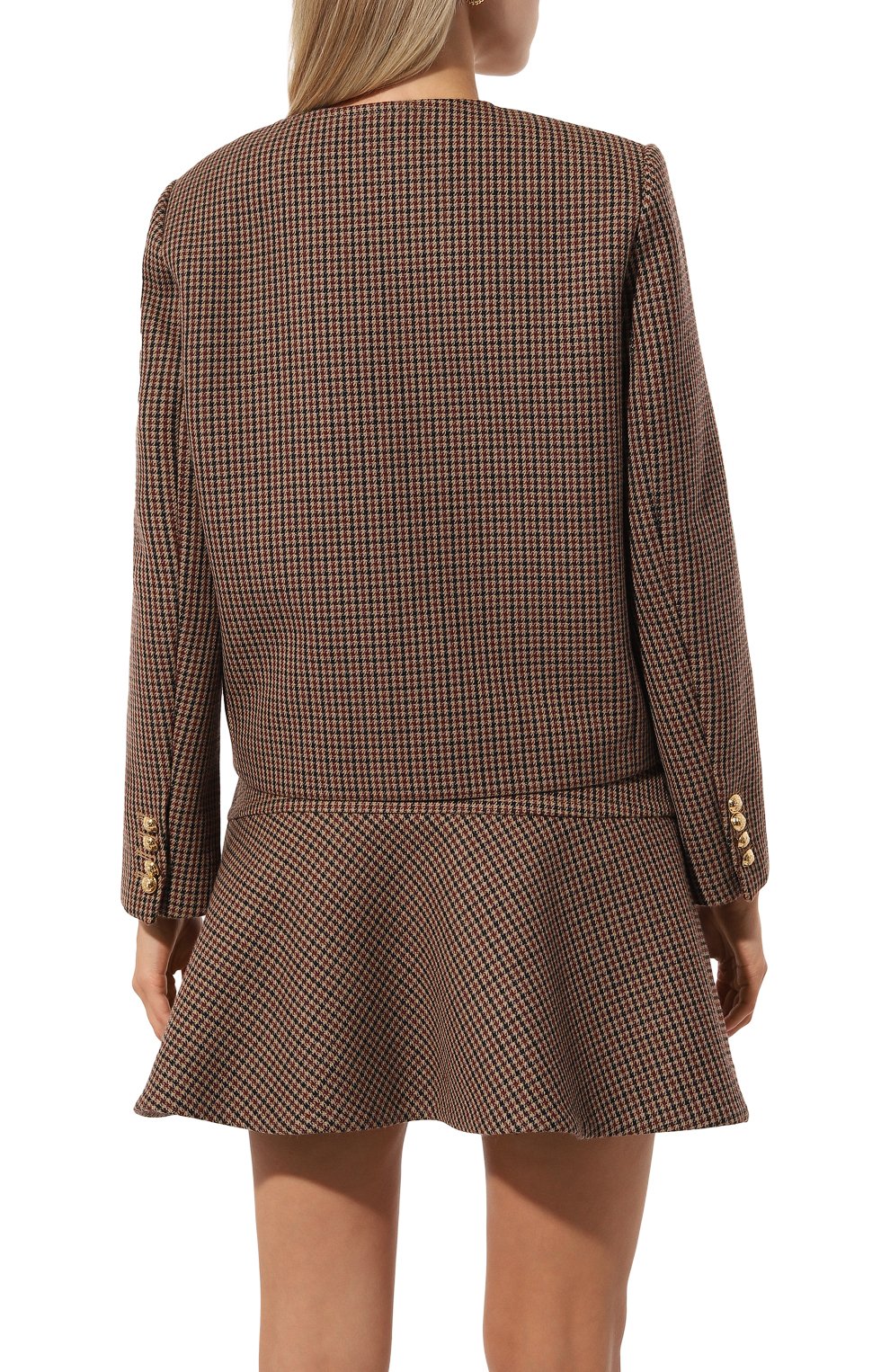 Жакет из шерсти и хлопка CELINE, арт. 2V77R/064V, фото 4