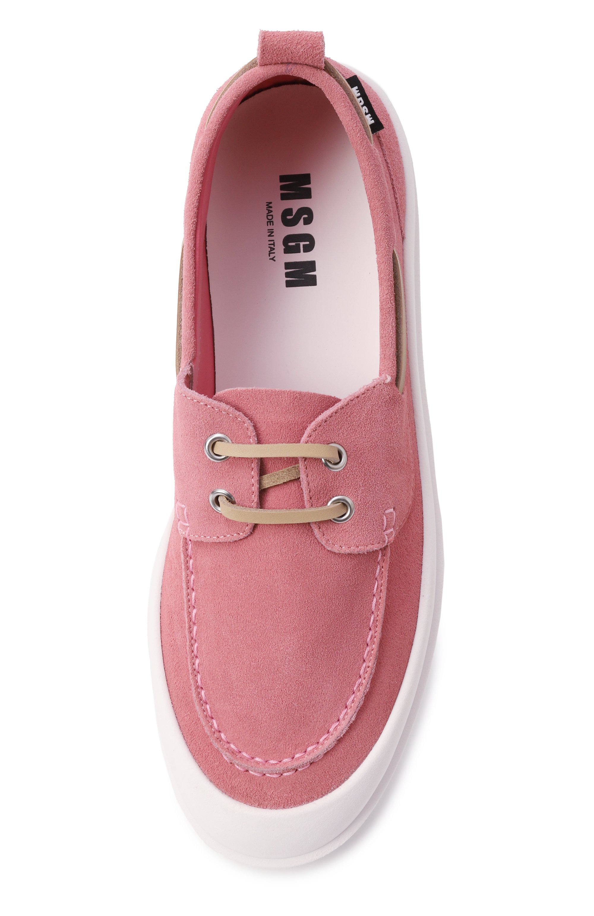 Замшевые топсайдеры MSGM, арт. 3841MDS710/522, фото 6