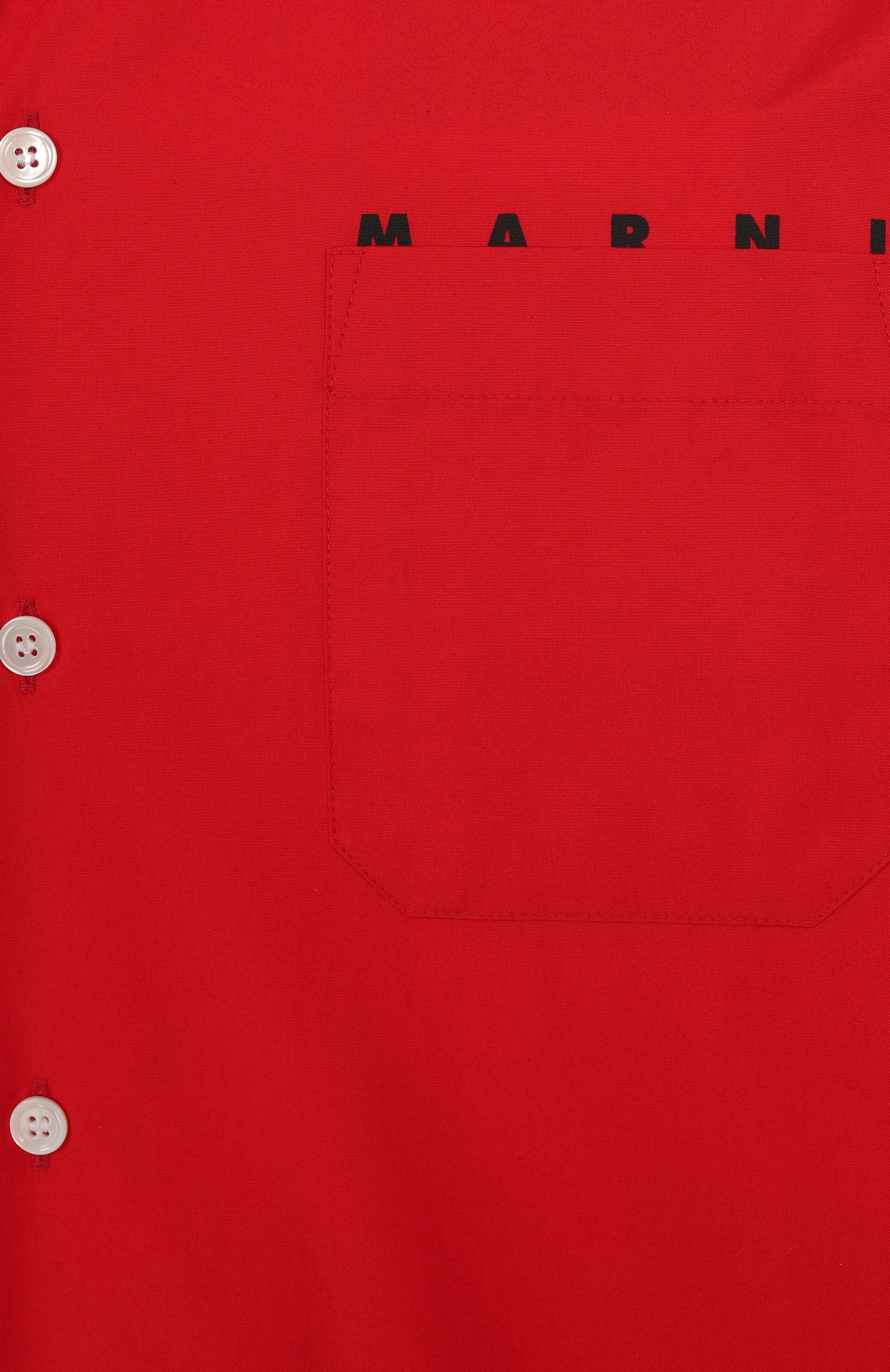 Хлопковая рубашка MARNI, арт. CUMU0213P8/USCT88, фото 6