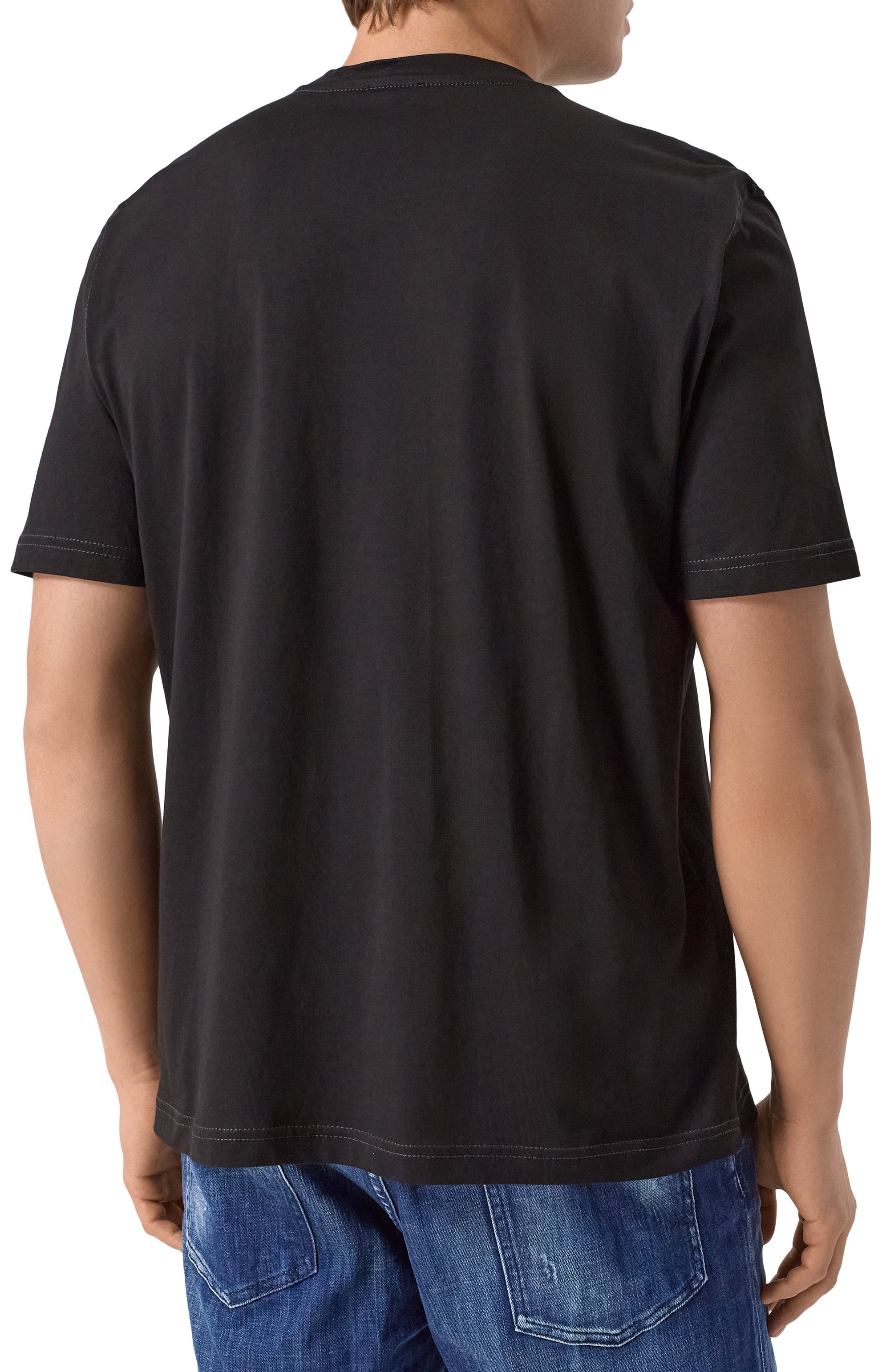 Хлопковая футболка DIESEL, арт. A16397/0GRAI, фото 4