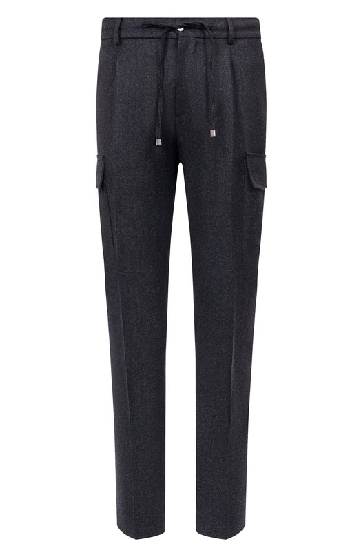 Шерстяные брюки-карго Andrea Campagna SPIAGGIA 1P CARG0/AN1514 Серый SPIAGGIA 1P CARG0/AN1514