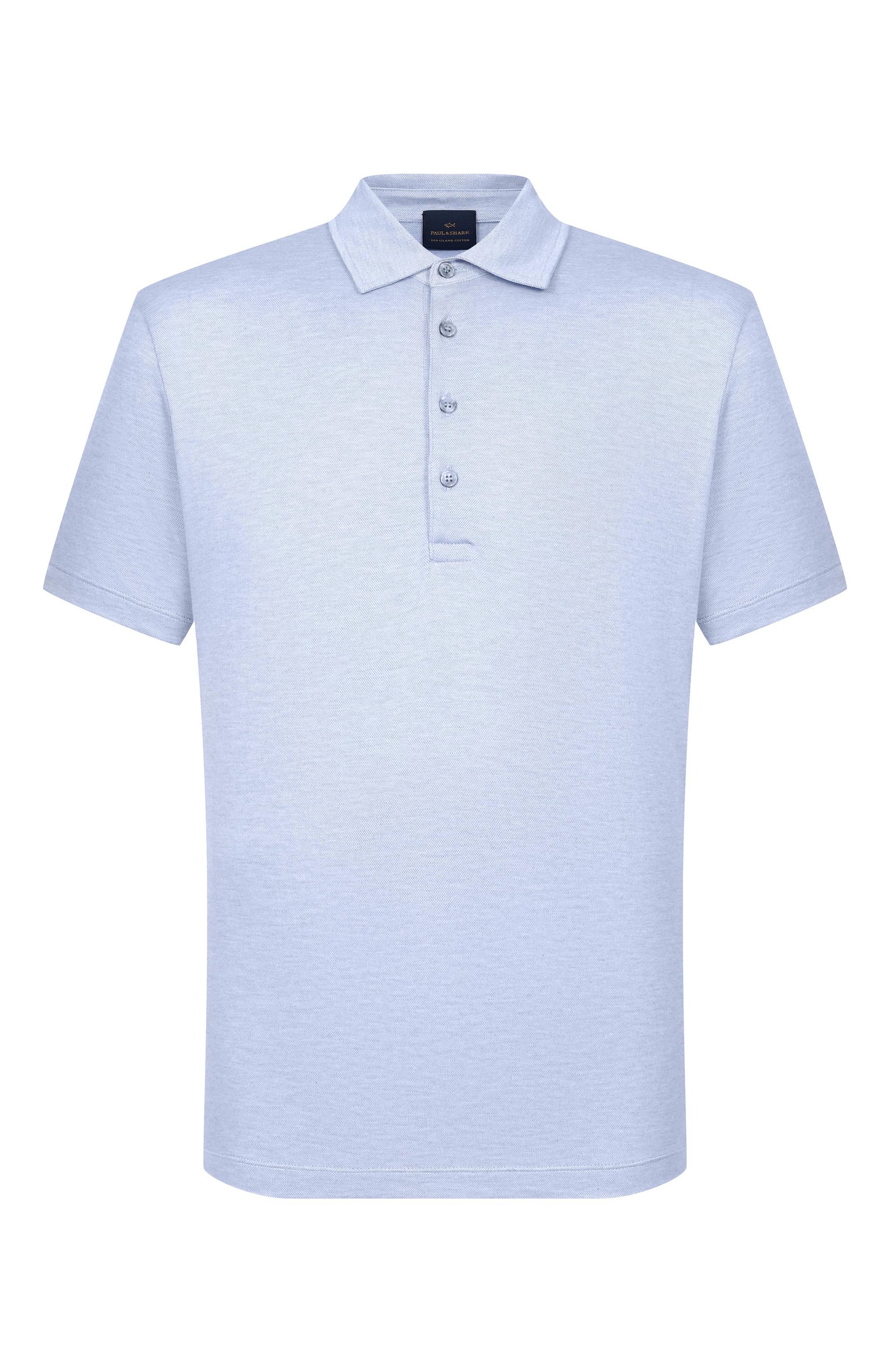 Поло из шелка и хлопка PAUL&SHARK, арт. 26411223_001, фото 1
