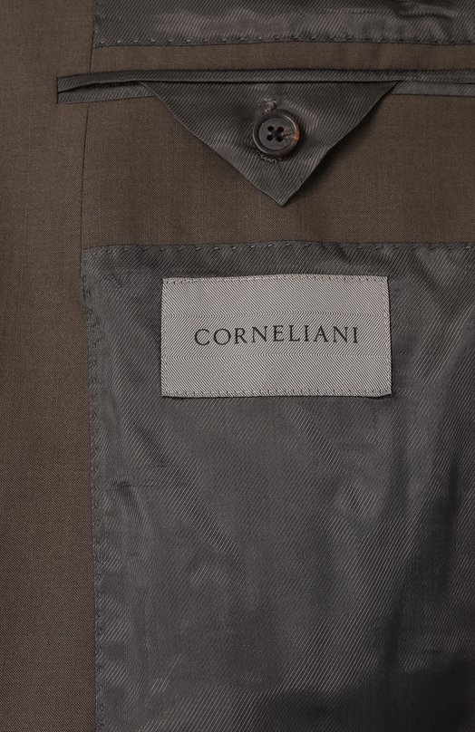 Шерстяной костюм Corneliani 256005-2518414_SET Коричневый  256005-2518414_SET Фото 9