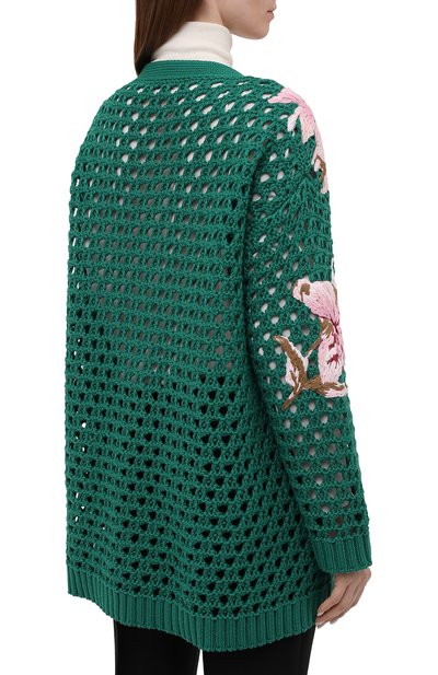 Хлопковый кардиган VALENTINO, арт. VB0KA02C6DT, фото 4