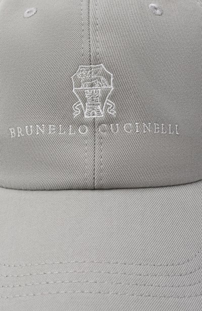 Хлопковая бейсболка BRUNELLO CUCINELLI, арт. M252D9850, фото 3