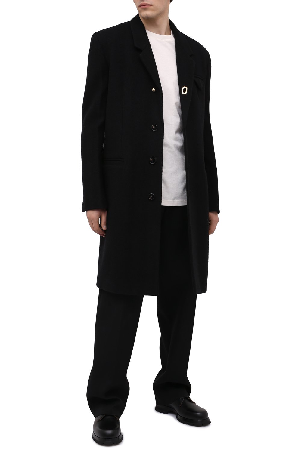 Кожаные дерби JIL SANDER, арт. JI35501A-12232, фото 2