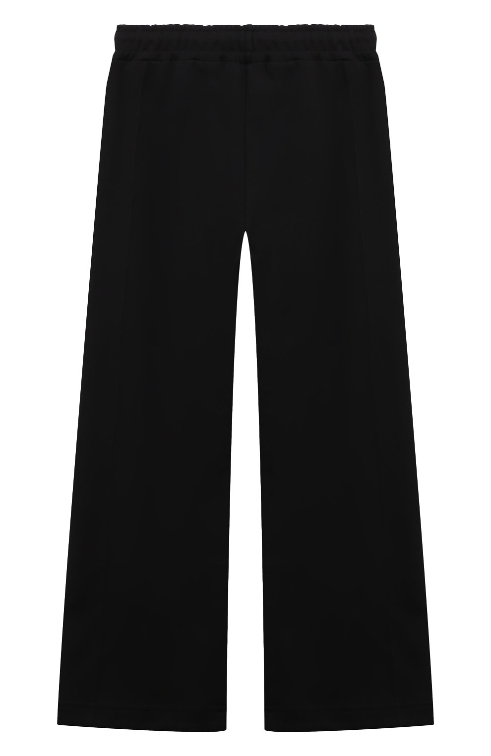 Хлопковые брюки MSGM KIDS черного цвета по цене 8755 руб., арт. F4MSJGFP066, фото 2 Хлопковые брюки MSGM KIDS, арт. F4MSJGFP066, фото 2