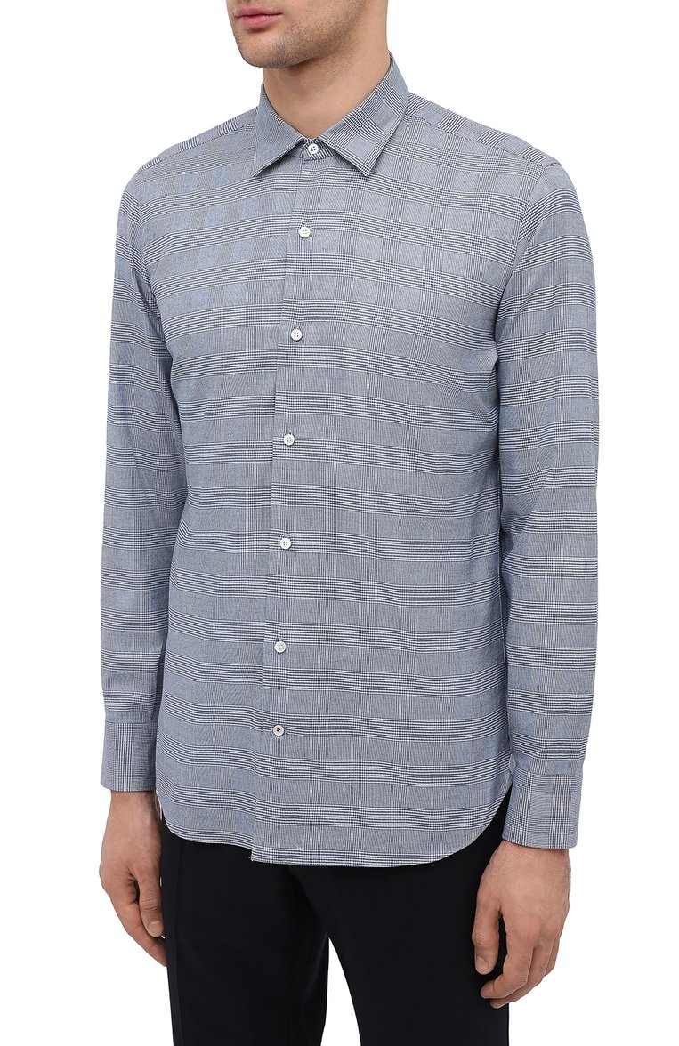 Хлопковая рубашка LORO PIANA, арт. FAL4361, фото 3