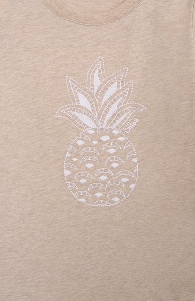 Хлопковая футболка CHLOÉ, арт. C20488, фото 3