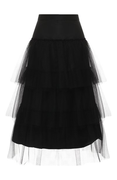 Женская многоярусная юбка-миди BURBERRY, арт. 8003484