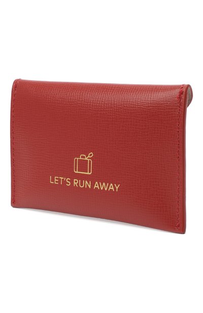 Кожаный футляр для кредитных карт COCCINELLE бордового цвета по цене 3850 руб., арт. E2 G65 12 83 05, фото 2 Кожаный футляр для кредитных карт COCCINELLE, арт. E2 G65 12 83 05, фото 2