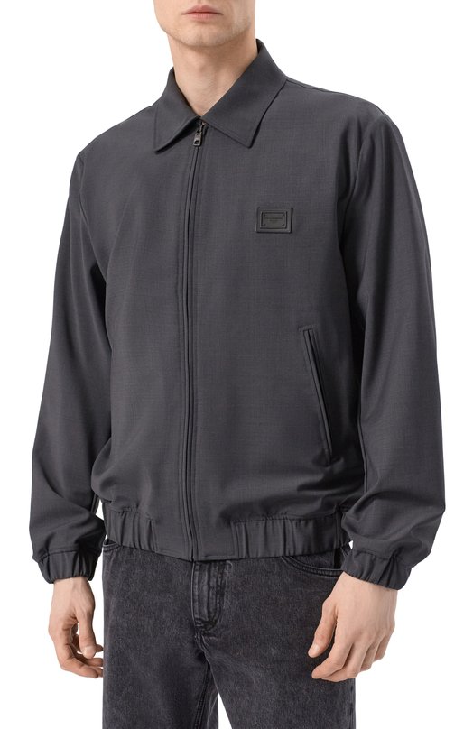 Бомбер Dolce & Gabbana G9BMUT/FURK8 Серый  G9BMUT/FURK8 Фото 3