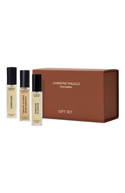 Женский парфюмерный набор cashmere wood, tobacco, leather/ gentleman's/ bouquet di gelsomino (3x15ml) GIARDINO MAGICO, арт. 4660222284297
