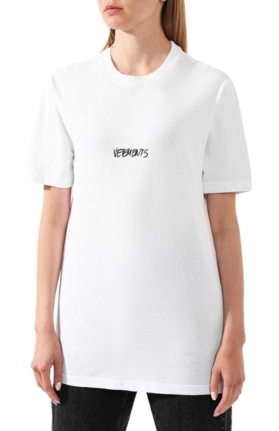 Хлопковая футболка VETEMENTS, арт. UAH21TR619 1600/W, фото 3