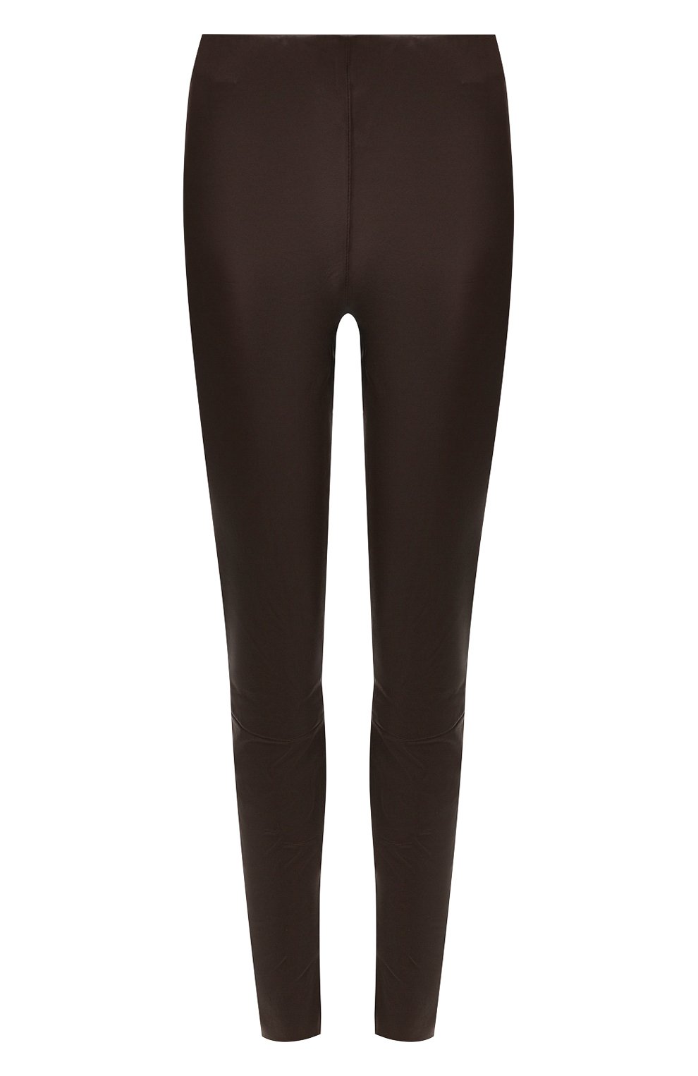 Кожаные легинсы BY MALENE BIRGER коричневого цвета по цене 93950 руб., арт. Q66175025/ELENAS00, фото 1 Кожаные легинсы BY MALENE BIRGER, арт. Q66175025/ELENAS00, фото 1