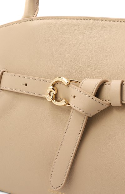 Сумка sabine medium COCCINELLE светло-бежевого цвета по цене 49350 руб., арт. E1 TLA 18 04 01, фото 3 Сумка sabine medium COCCINELLE, арт. E1 TLA 18 04 01, фото 3