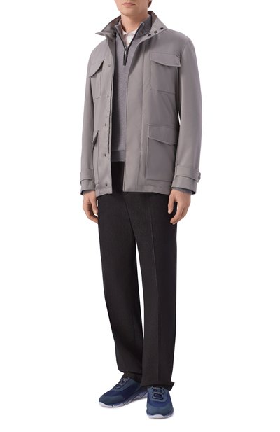 Комбинированные кроссовки ZILLI, арт. H0310AM1405VZGR00, фото 2