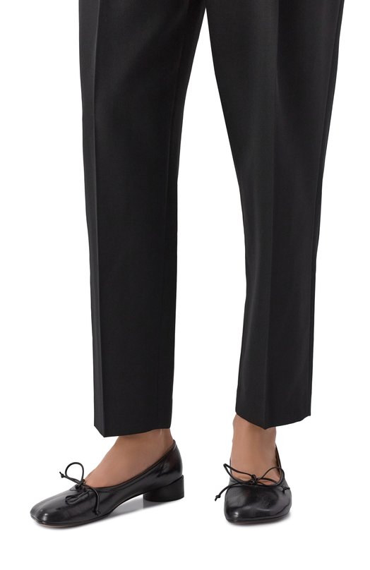 Кожаные туфли Anatomic Numeric MM6 S59WZ0092/P7561 Чёрный  S59WZ0092/P7561 Фото 2