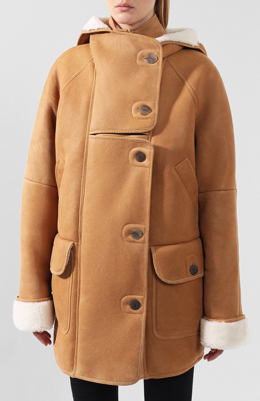 Дубленка с капюшоном LOEWE, арт. S1291893TC, фото 3