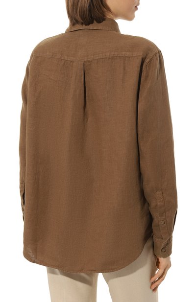 Льняная рубашка BOSS ORANGE, арт. 50489715, фото 4