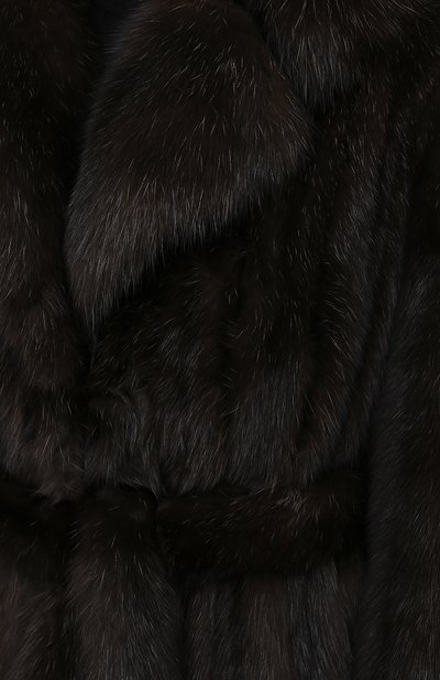 Шуба из меха соболя VICTORIA KUSENKOVA коричневого цвета по цене 3960000 руб., арт. 703500003436, фото 5 Шуба из меха соболя VICTORIA KUSENKOVA, арт. 703500003436, фото 5