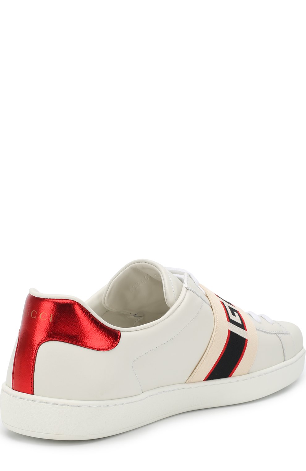 Кожаные кеды с логотипом бренда GUCCI, арт. 523469/0FIV0, фото 4