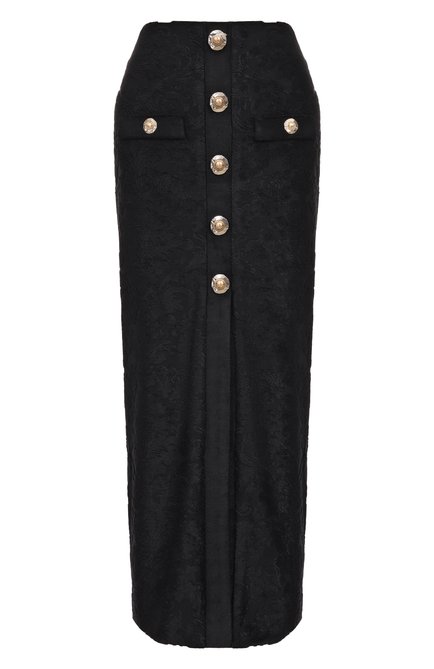 Женская юбка из вискозы BALMAIN, арт. FF1LE481/JK65