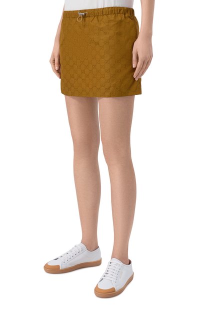 Юбка GUCCI коричневого цвета по цене 157500 руб., арт. 856026/ZAUC0, фото 3 Юбка GUCCI, арт. 856026/ZAUC0, фото 3