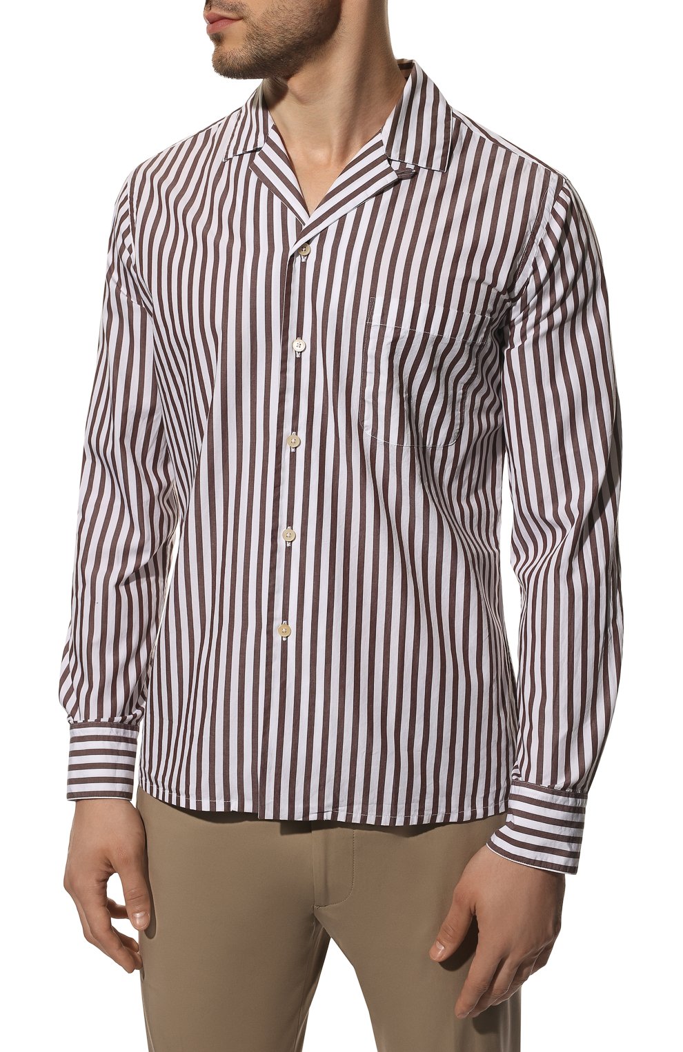 Хлопковая рубашка ALESSANDRO GHERARDI, арт. ISCHIA/6818, фото 3