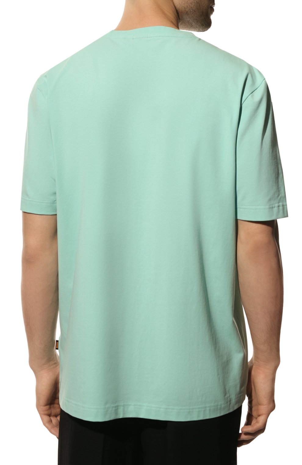 Хлопковая футболка BOSS ORANGE, арт. 50473278, фото 4