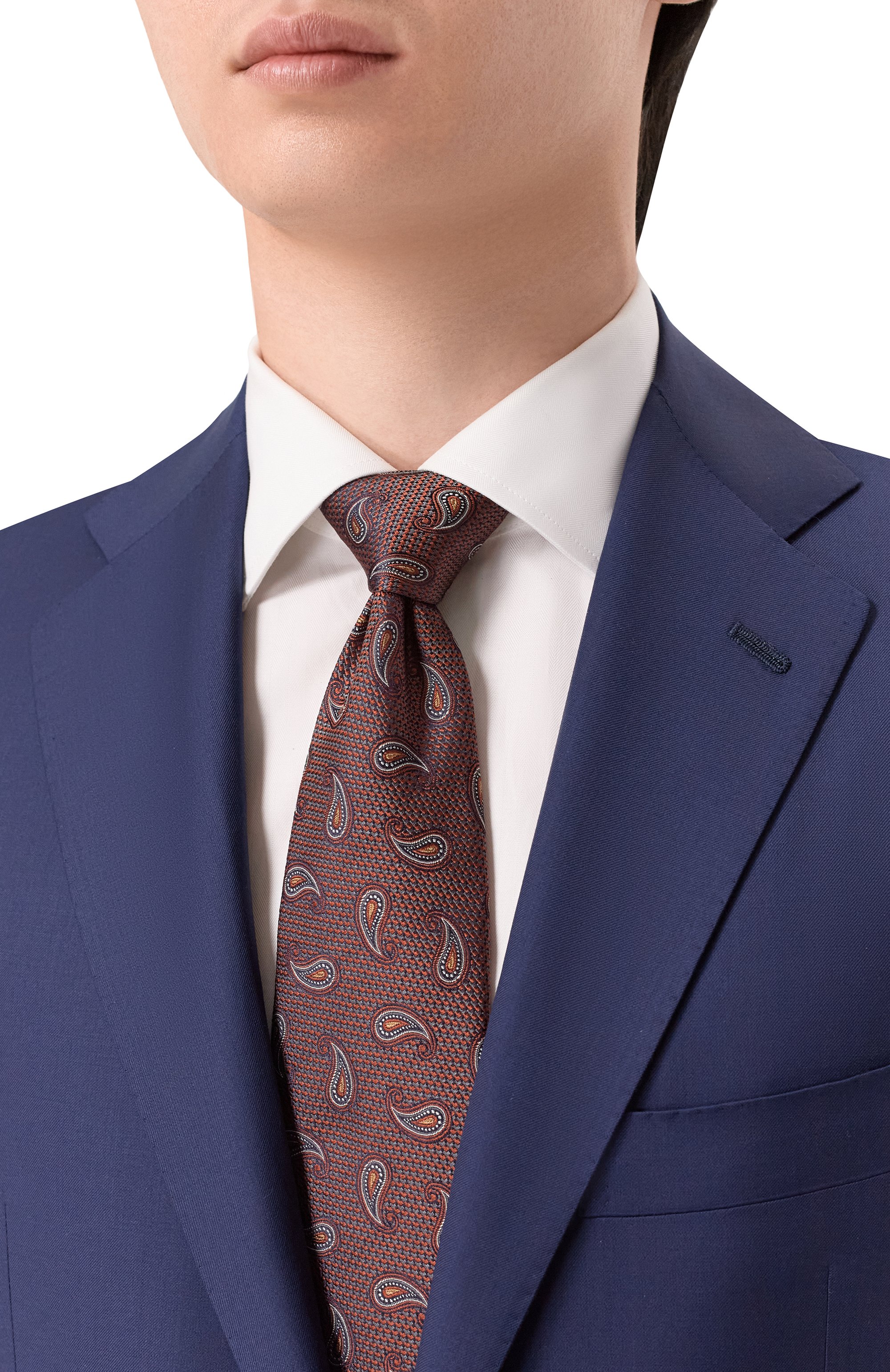 Шелковый галстук BRIONI, арт. 061D00/PD497, фото 2