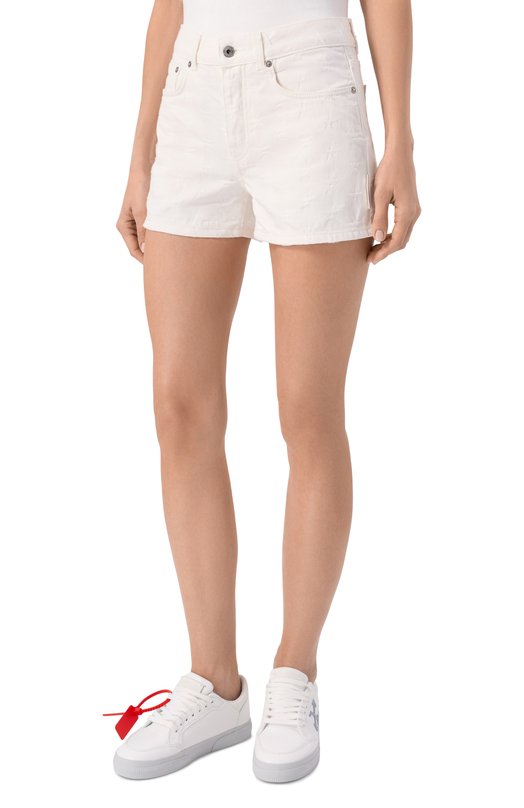 Джинсовые шорты Off-White 0WYC019S26DEN001 Белый  0WYC019S26DEN001 Фото 3