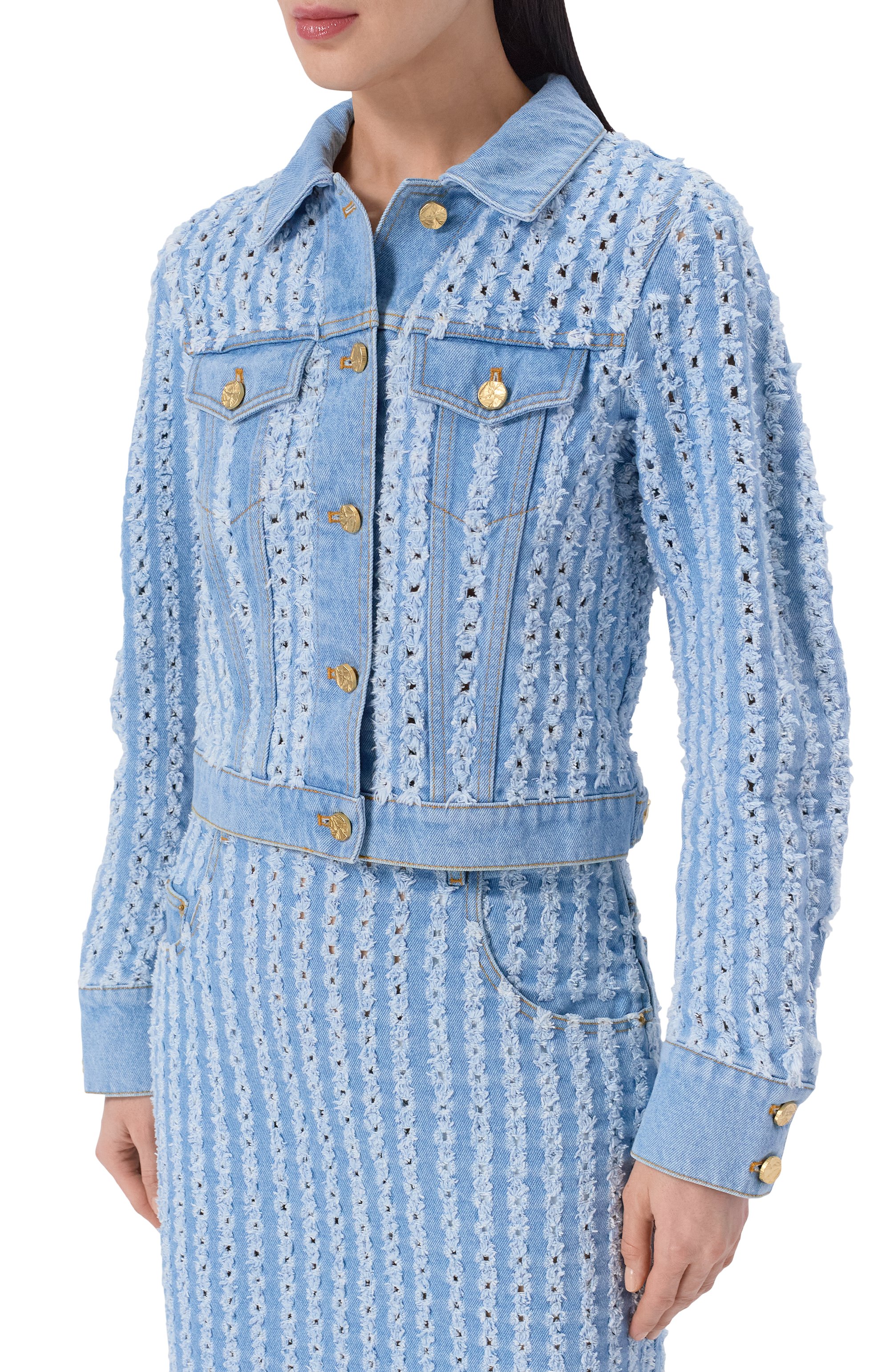 Джинсовая куртка NINA RICCI, арт. 26PDVE012/C01118, фото 3