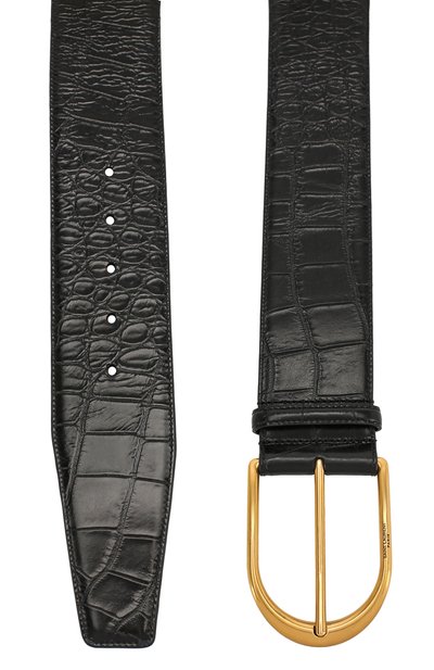 Кожаный ремень SAINT LAURENT, арт. 619783/1SR0W, фото 2