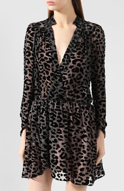 Платье из смеси вискозы и шелка ZADIG AND VOLTAIRE, арт. WHCS0410F, фото 3