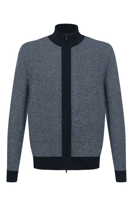 Мужской кардиган из шерсти и хлопка BOSS, арт. 50549950