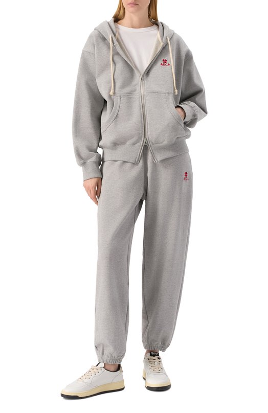 Хлопковая толстовка AECA WHITE AWCMFWBDTSZSO001C0.GREY (S) Серый  AWCMFWBDTSZSO001C0.GREY (S) Фото 2