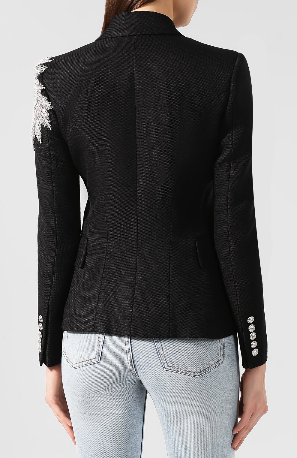 Двубортный жакет BALMAIN, арт. SF07220/P024, фото 4