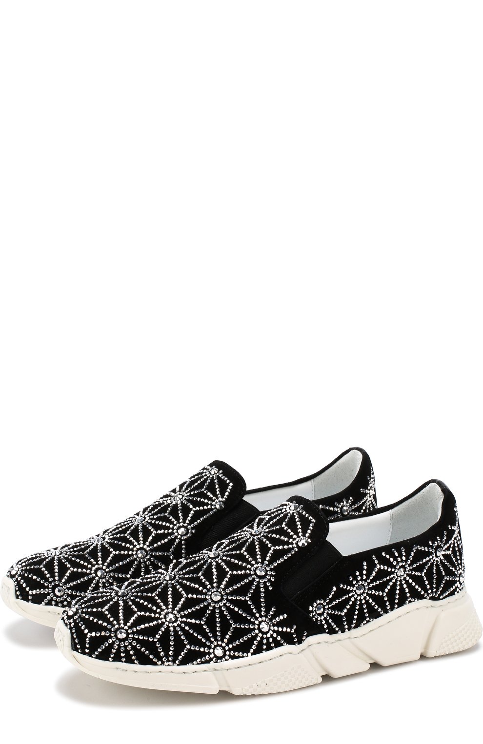 Замшевые кроссовки со стразами MISSOURI, арт. 11597/31-34, фото 1