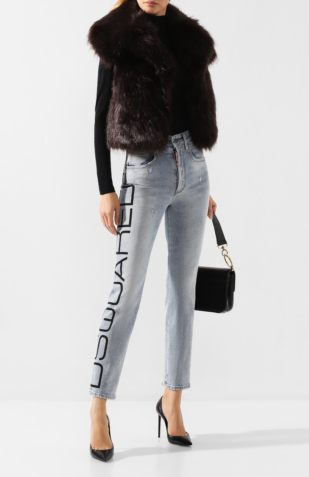 Джинсы DSQUARED2 синего цвета по цене 33950 руб., арт. S72LB0223/S30662, фото 2 Джинсы DSQUARED2, арт. S72LB0223/S30662, фото 2