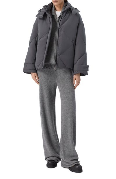 Пуховик EMPORIO ARMANI темно-серого цвета по цене 92600 руб., арт. EW001386/AF24387, фото 2 Пуховик EMPORIO ARMANI, арт. EW001386/AF24387, фото 2