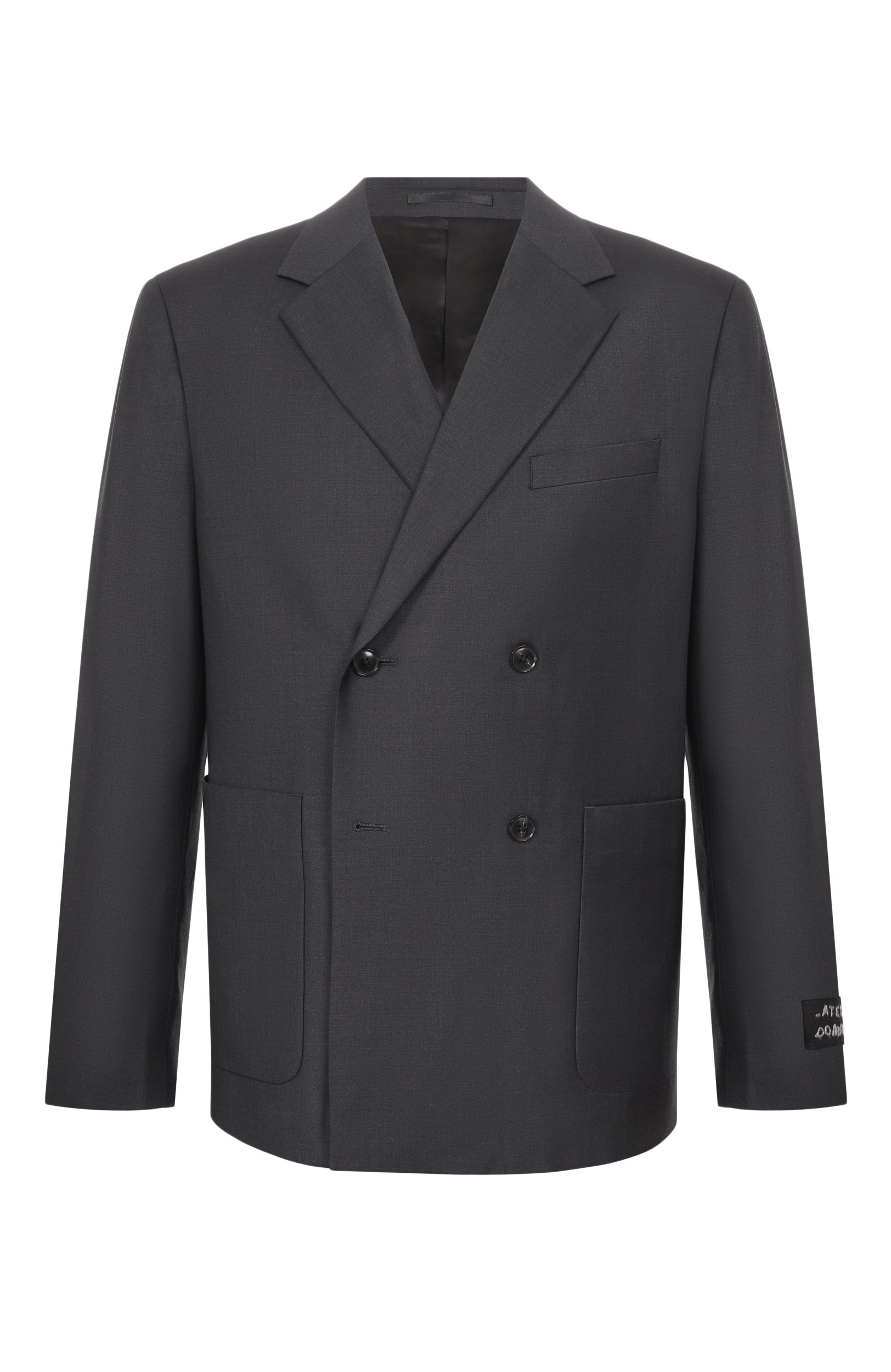 Шерстяной пиджак DOMREBEL, арт. M BULLY BLAZER/D0UBLE BREASTED BLAZER, фото 1