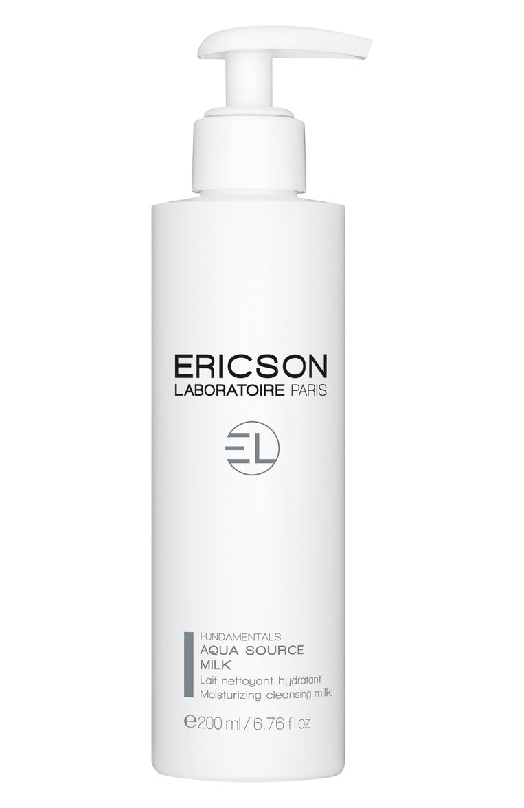 Увлажняющее молочко для лица  (200ml) ERICSON LABORATOIRE бесцветного цвета, арт. 3700358301565 | Фото 1 (Тип продукта: Молочко; Назначение: Для лица; Нос: Не проставлено; Региональные ограничения белый список (Axapta Mercury): Не проставлено)